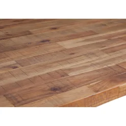 Table repas 180 cm en Bois Naturel Foncé