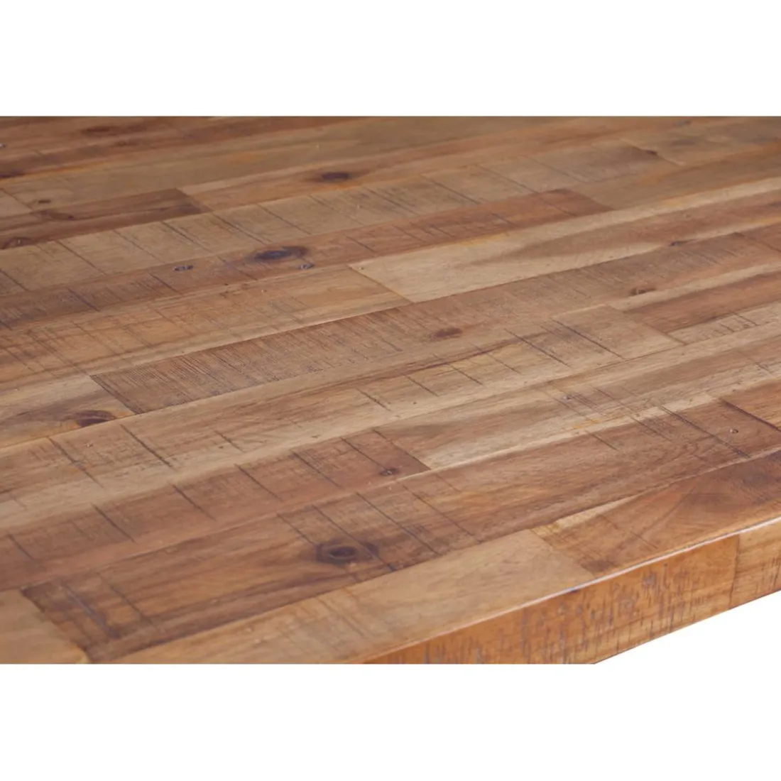 Table repas 180 cm en Bois Naturel Foncé