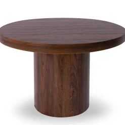 Table ronde extensible Suzie Bois noisette