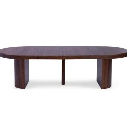Table ronde extensible Suzie Bois noisette