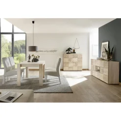 Table 180x90cm MIRO décor chêne samoa