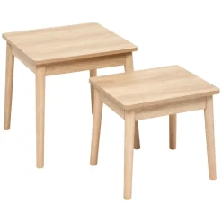 Tables gigognes Abana bois clair