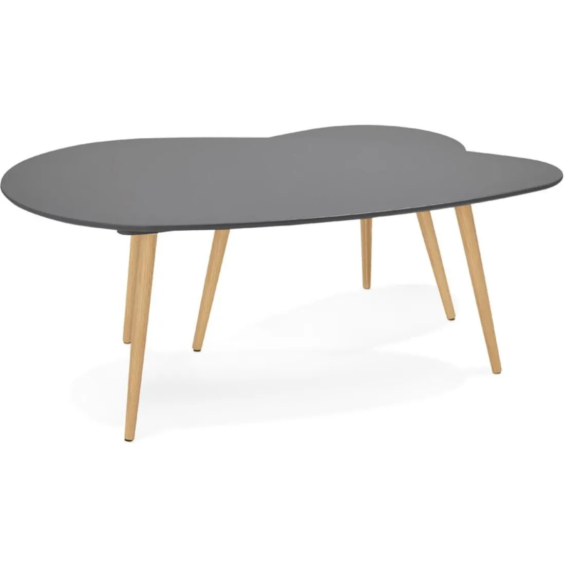 Tables gigognes design 'TETRYS' grises foncées