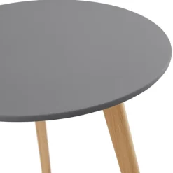 Tables gigognes ronde 'GABY' grises foncées