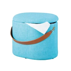 Tabouret Coffre Bleu SAVANA