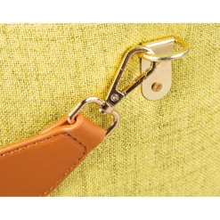 Tabouret Coffre Jaune et Vert SAVANA