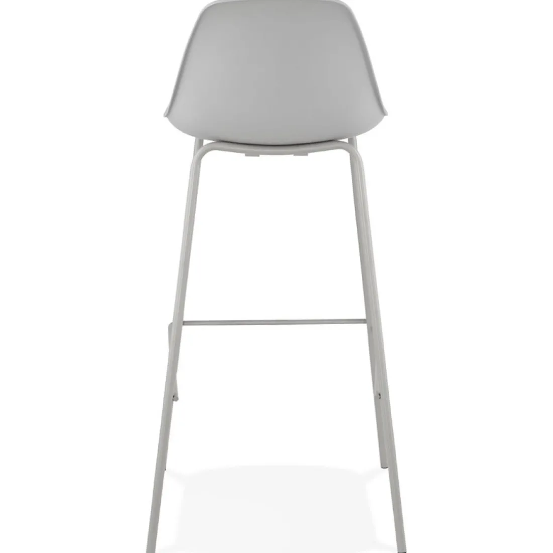 Tabouret de bar 'COOKIE' gris style industriel