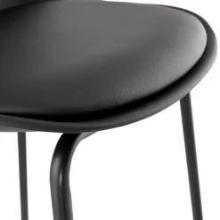 Tabouret de bar 'COOKIE' noir style industriel