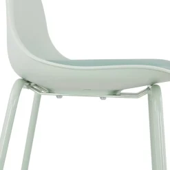 Tabouret de bar 'COOKIE' vert clair style industriel