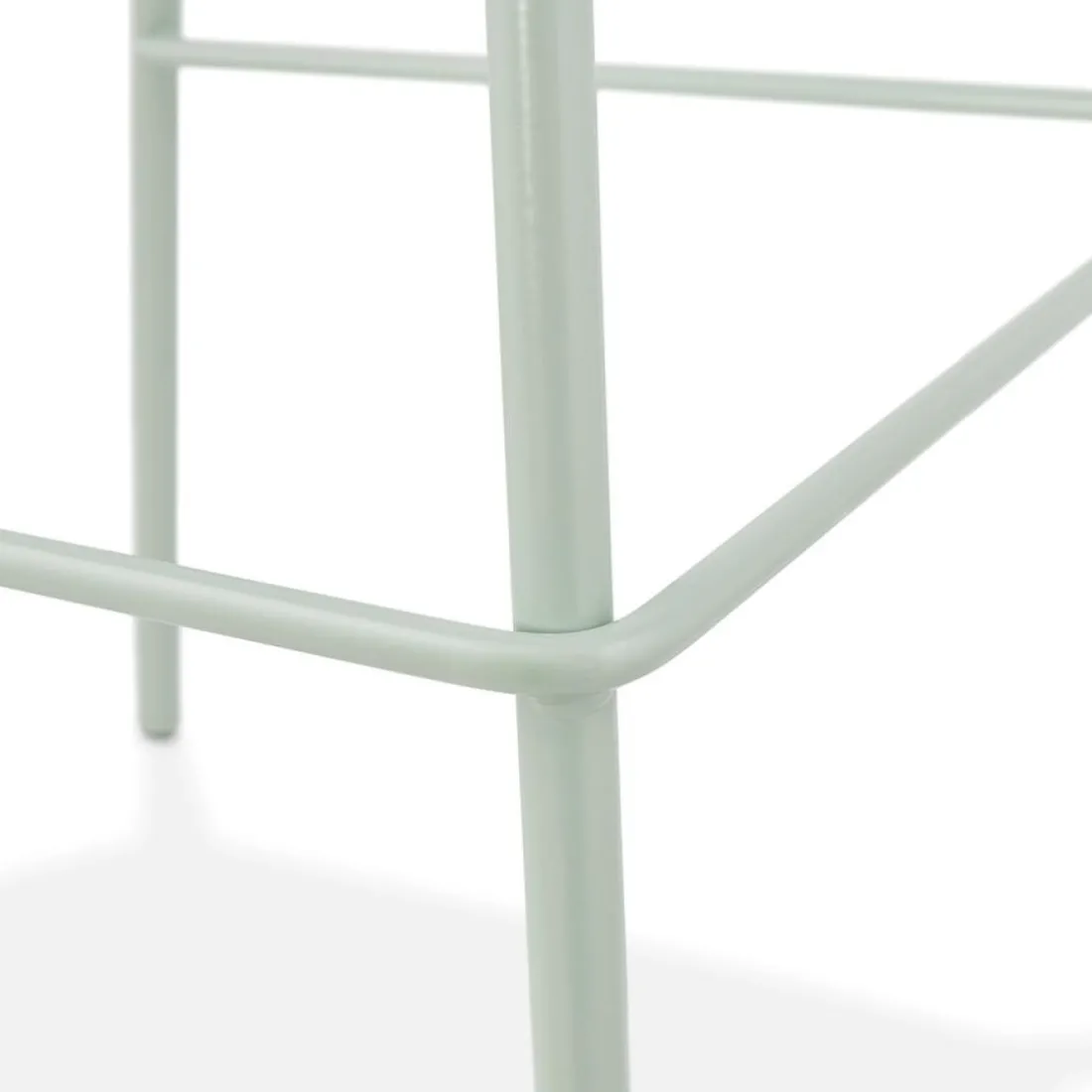 Tabouret de bar 'COOKIE' vert clair style industriel