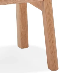 Tabouret de bar design 'DUMAS' en bois finition naturelle