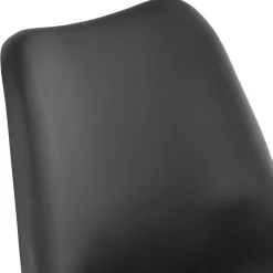 Tabouret de bar design 'LEMON' noir