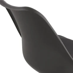 Tabouret de bar design 'LEMON' noir