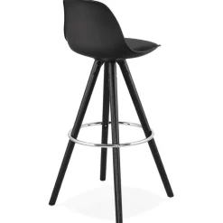 Tabouret de bar design 'MISTIK' noir