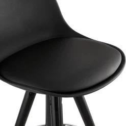 Tabouret de bar design 'MISTIK' noir