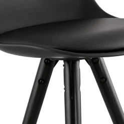 Tabouret de bar design 'MISTIK' noir