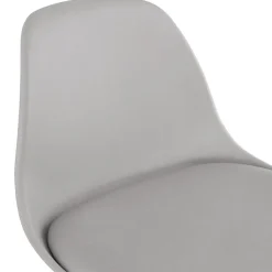 Tabouret de bar design 'TATAMI' gris