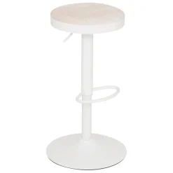 Tabouret de bar Ilsa ivoire