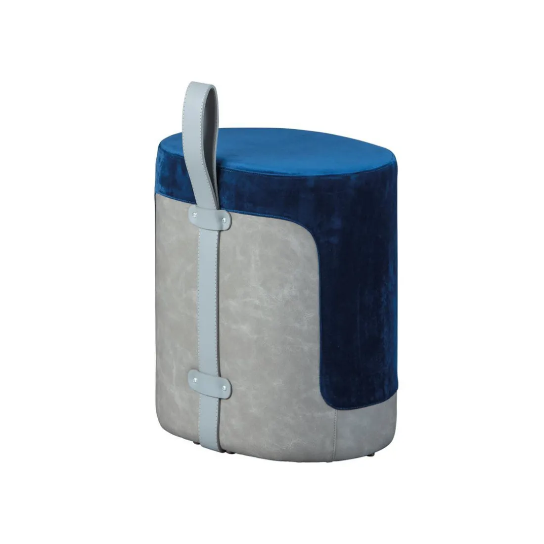Tabouret en Velours AUSIE bleu