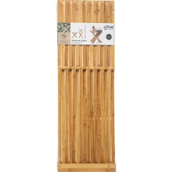 Tabouret pliant d'appoint bambou