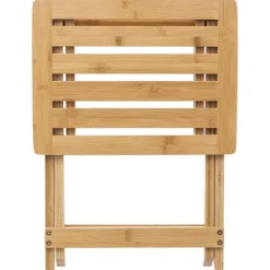 Tabouret pliant en bambou