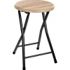 Tabouret pliant en panneau de bois MDF