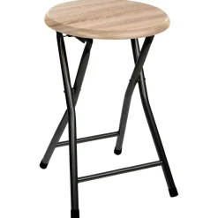 Tabouret pliant en panneau de bois MDF