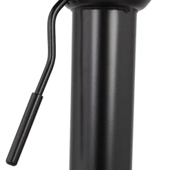 Tabouret réglable 'MIKE' en tissu pied de poule et pied noir