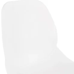 Tabouret snack mi-hauteur 'COSMIK MINI' blanc style scandinave