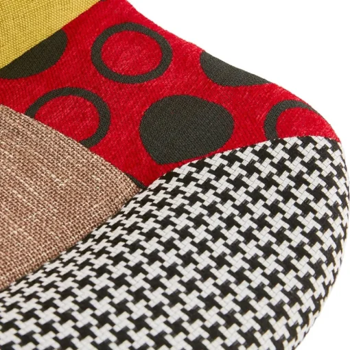 Tabouret snack mi-hauteur 'CUPIDON MINI' style patchwork