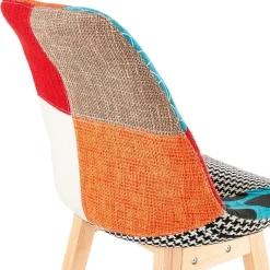 Tabouret snack mi-hauteur 'CUPIDON MINI' style patchwork