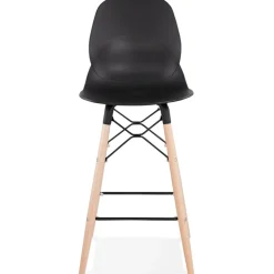 Tabouret snack mi-hauteur 'COSMIK MINI' noir style scandinave