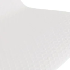 Tabouret snack mi-hauteur 'BABYLOS MINI' blanc avec pieds en métal noir