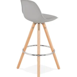 Tabouret snack mi-hauteur 'TATAMI MINI' gris