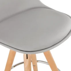 Tabouret snack mi-hauteur 'TATAMI MINI' gris