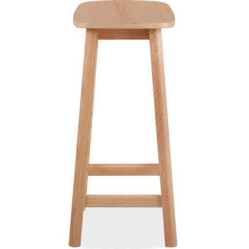 Tabouret snack mi-hauteur 'DUMAS MINI' en bois finition naturelle