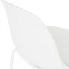 Tabouret snack mi-hauteur 'COOKIE MINI' blanc style industriel