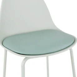 Tabouret snack mi-hauteur 'COOKIE MINI' vert clair style industriel