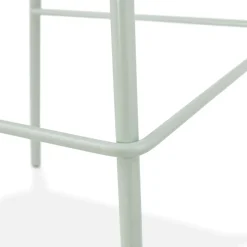 Tabouret snack mi-hauteur 'COOKIE MINI' vert clair style industriel