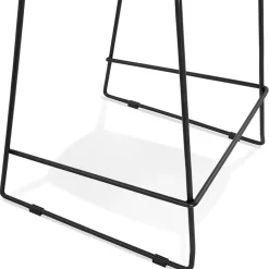 Tabouret snack mi-hauteur 'BERLIN MINI' blanc empilable moderne