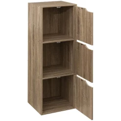 Étagère 3 cases avec portes