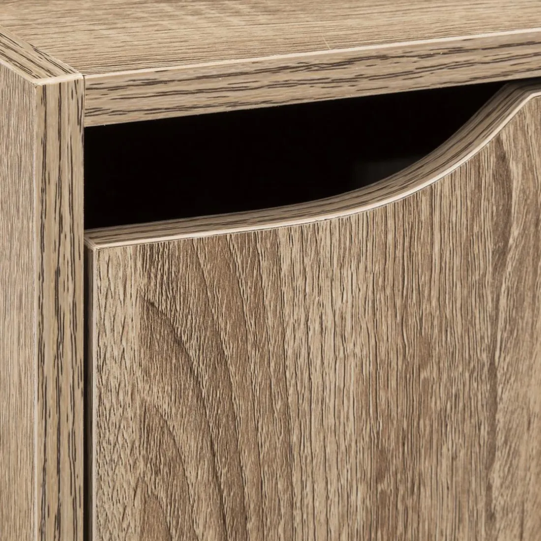 Étagère 3 cases avec portes