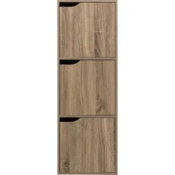 Étagère 3 cases avec portes