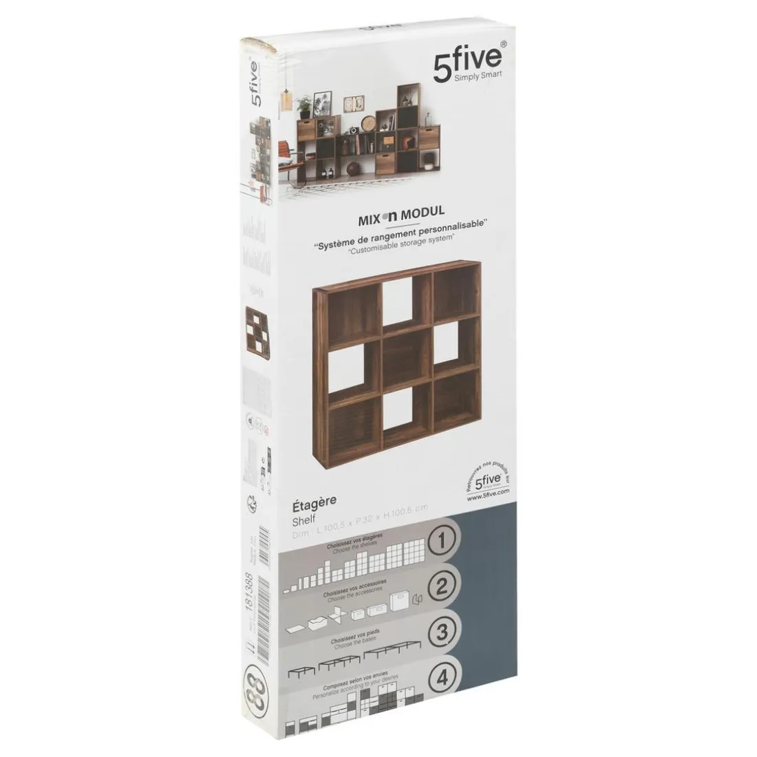 Étagère 9 cases indus