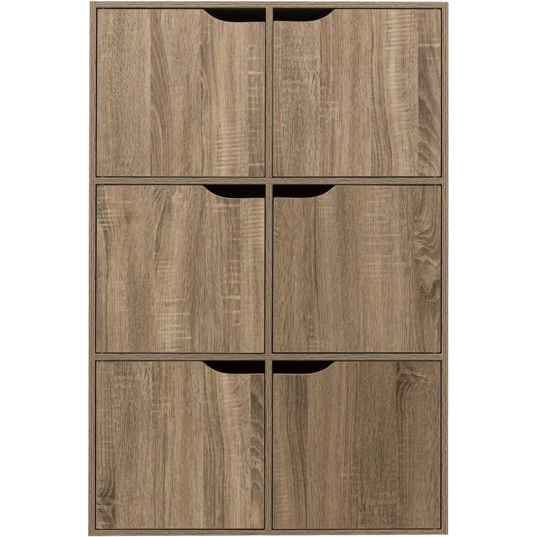 Étagère 6 cases porte