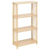 Étagère 4 niveaux beige