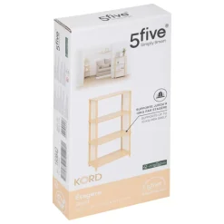 Étagère 4 niveaux beige
