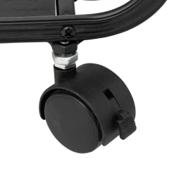 Étagère 3 niveaux en métal et bois beige