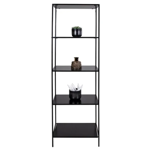 Étagère 4 étages 170 cm Noir PERKAR