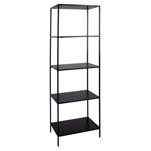 Étagère 4 étages 170 cm Noir PERKAR
